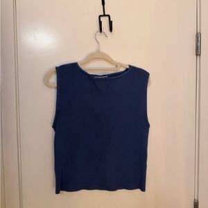 Abercrombie & Fitch Navy Tank Top